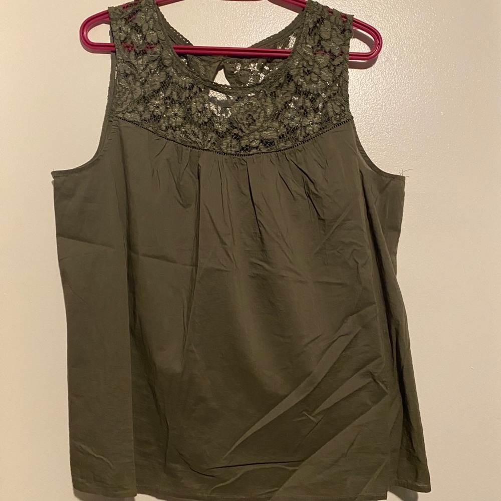 TORRID LACE SLEEVELESS TOP - Picture 3 of 16